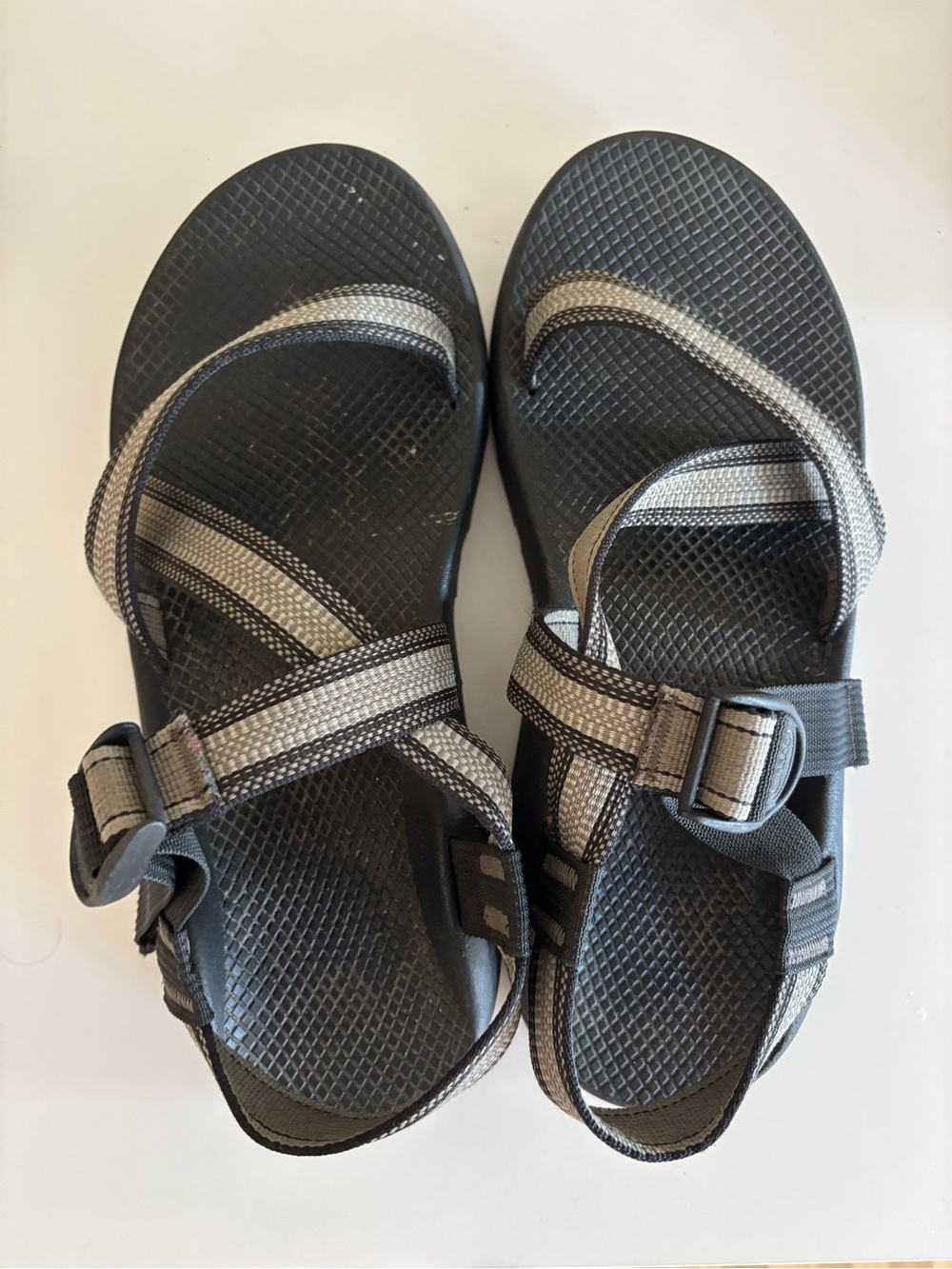 Gray Strappy Outdoor Sandals